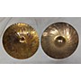 Vintage Zildjian Vintage 1990s Zildjian 14in Z Custom Hi Hat Pair Cymbal 33