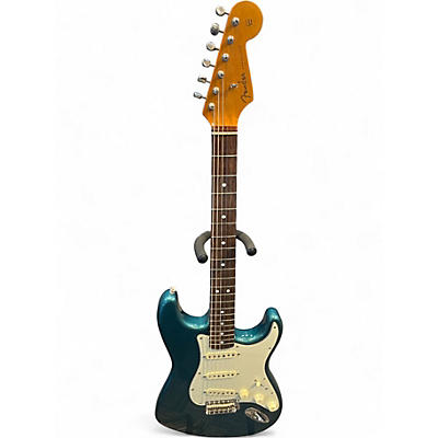 Vintage 1991 Fender '62 Reissue Stratocaster Sherwood Green Metallic Solid Body Electric Guitar