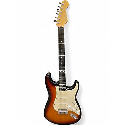 Vintage 1991 Fender American Ultra Stratocaster 3 Color Sunburst Solid Body Electric Guitar