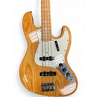 Vintage 1991 Fender Jazz Bass Natural Electric Bass Guitar