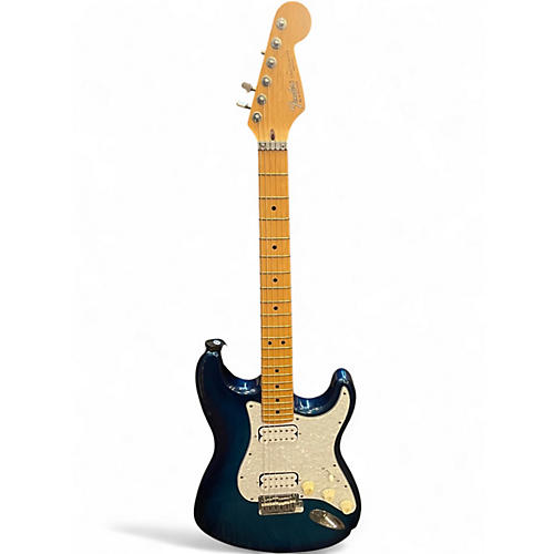 Vintage 1991 Fender Stratocaster Plus Blue Solid Body Electric Guitar Blue