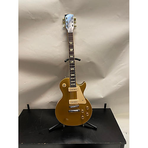 Gibson Vintage 1991 Gibson Hall Of Fame Les Paul Gold Solid Body Electric Guitar Gold