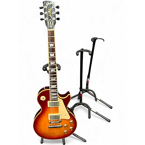 Vintage 1991 Gibson Les Paul Standard Cherry Sunburst Solid Body Electric Guitar Cherry Sunburst