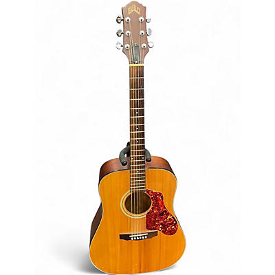 Vintage 1991 Guild D4 Natural Acoustic Electric Guitar