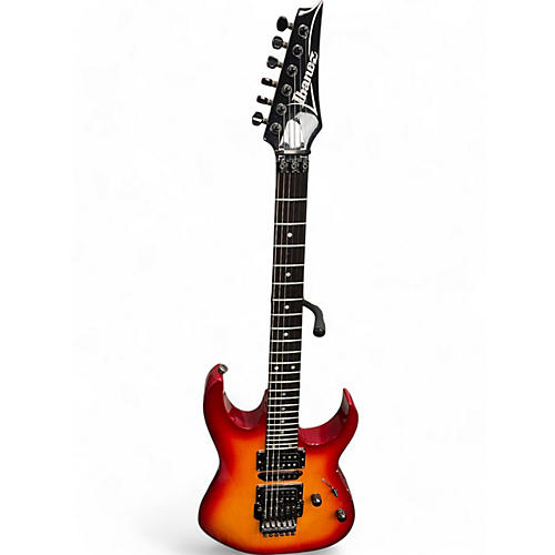 Ibanez Vintage 1991 Ibanez RG570 Cherry Sunburst Solid Body Electric Guitar Cherry Sunburst