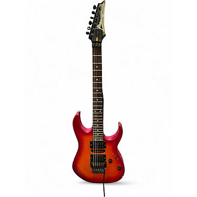 Vintage 1991 Ibanez RG570  SUNBURST Solid Body Electric Guitar