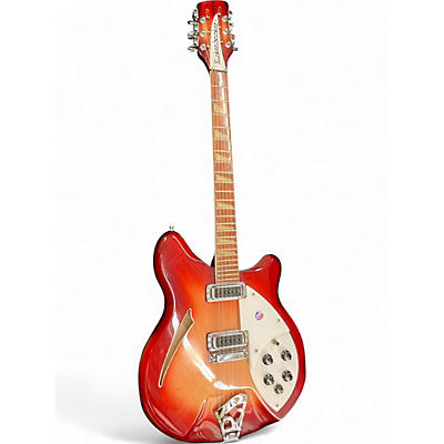 Vintage 1991 Rickenbacker 360/12 Fireglo Hollow Body Electric Guitar