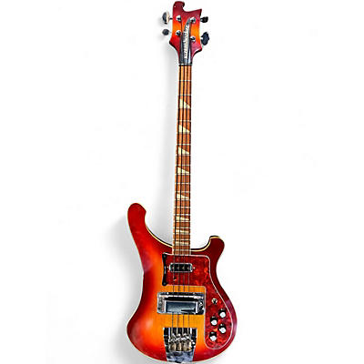Vintage 1991 Rickenbacker 4001 Fireglo Electric Bass Guitar