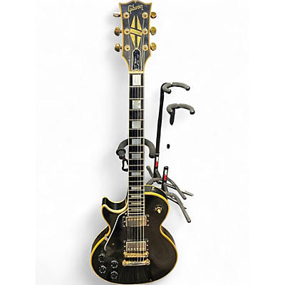 Vintage 1992 Gibson LES PAUL CUSTOM LH EBONY Solid Body Electric Guitar