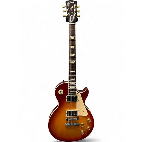 Vintage 1992 Gibson Les Paul Standard Cherry Sunburst Solid Body Electric Guitar Cherry Sunburst