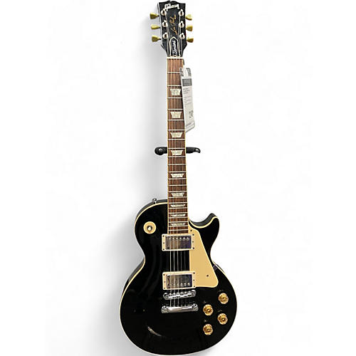 Vintage 1992 Gibson Les Paul Standard Ebony Solid Body Electric Guitar Ebony