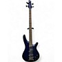 Vintage 1992 Ibanez SR800 Blue Electric Bass Guitar Blue