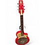 Vintage 1992 National Resophonic Candy Apple Red Resonator Guitar Candy Apple Red