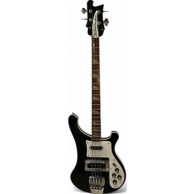 Vintage 1992 Rickenbacker 4003 Black and White Electric Bass Guitar