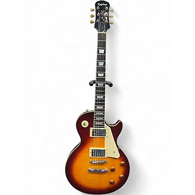 Vintage 1993 Epiphone Les Paul 2 Tone Sunburst Solid Body Electric Guitar