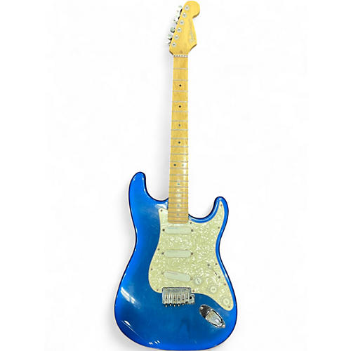 Vintage 1993 Fender American Deluxe Stratocaster Plus photon blue Solid Body Electric Guitar photon blue