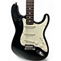 Vintage 1993 Fender American Standard Stratocaster Black Solid Body Electric Guitar Black