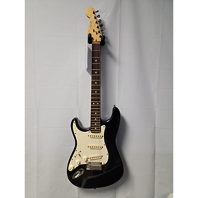 Vintage 1993 Fender American Standard Stratocaster Left Handed Black Electric Guitar
