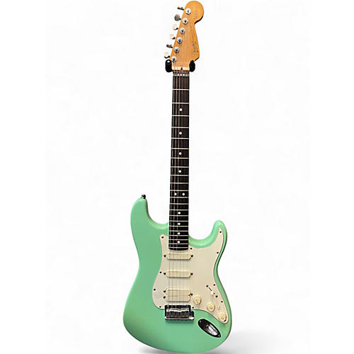 Vintage 1993 Fender Artist Series Jeff Beck Stratocaster Seafoam Green Solid Body Electric Guitar Seafoam Green