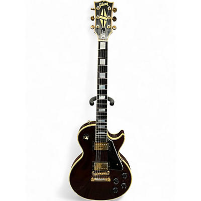 Vintage 1993 Gibson Les Paul Custom Wine Red Solid Body Electric Guitar