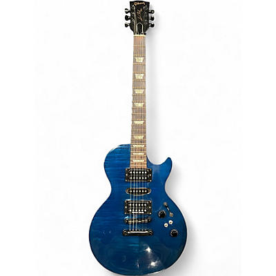 Vintage 1993 Gibson Les Paul Studio Lite M-III Trans Blue Solid Body Electric Guitar