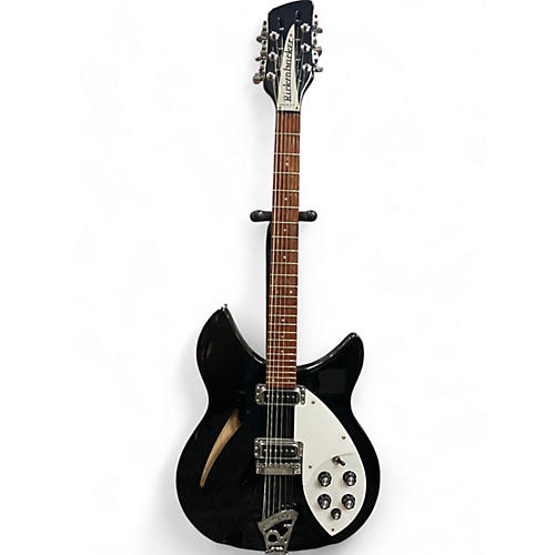 Rickenbacker Vintage 1993 Rickenbacker 330/12 Jetglo Hollow Body Electric Guitar Jetglo