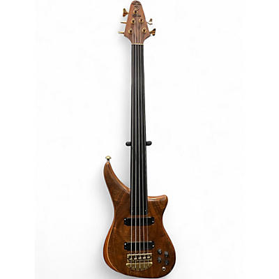 Vintage 1994 ALEMBIC Epic 5 Fretless Natural Electric Bass Guitar