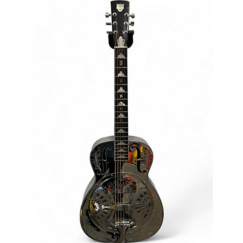 Vintage 1994 Dobro DM1000 CHROME Resonator Guitar CHROME