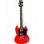 Vintage 1994 Epiphone SG Cherry Solid Body Electric Guitar Cherry