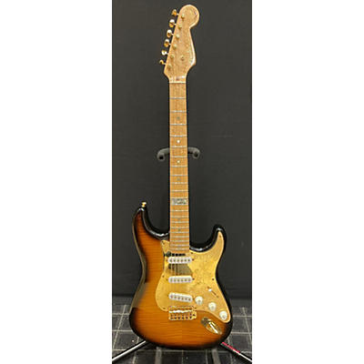 Fender Vintage 1994 Fender Custom Shop 40th Anniversary Diamond Stratocaster Tobacco Sunburst Solid Body Electric Guitar