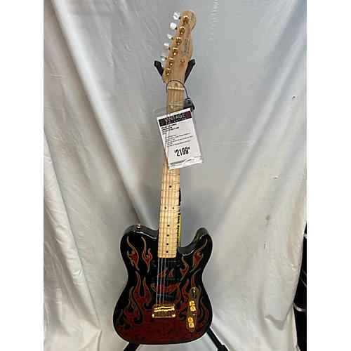 Fender Vintage 1994 Fender JAMES BURTON TELECASTER Red Flame Solid Body Electric Guitar Red Flame