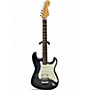 Vintage 1994 Fender Squier Series HSS Stratocaster with Floyd Blue Fotoflame Solid Body Electric Guitar Blue Fotoflame