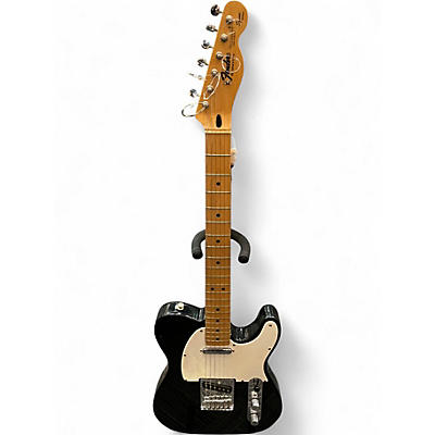 Vintage 1994 Fender TELECASTER MIM Black Solid Body Electric Guitar
