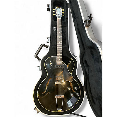 Vintage 1994 Gibson ES135 Black and White Hollow Body Electric Guitar