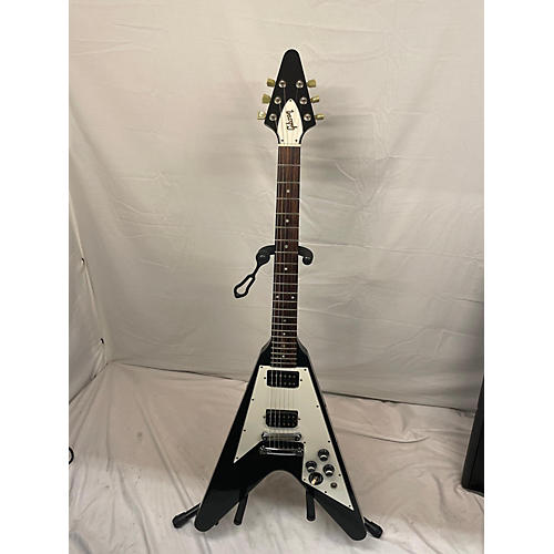 Gibson Vintage 1994 Gibson Flying V Ebony Solid Body Electric Guitar Ebony