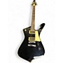 Vintage 1994 Ibanez Iceman IC300 Black Solid Body Electric Guitar Black