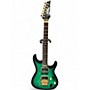 Vintage 1994 Ibanez S540FM Flammed Green Solid Body Electric Guitar Flammed Green