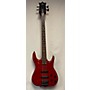 Vintage Ken Smith Vintage 1994 Ken Smith Burner 4 Trans Red Electric Bass Guitar Trans Red