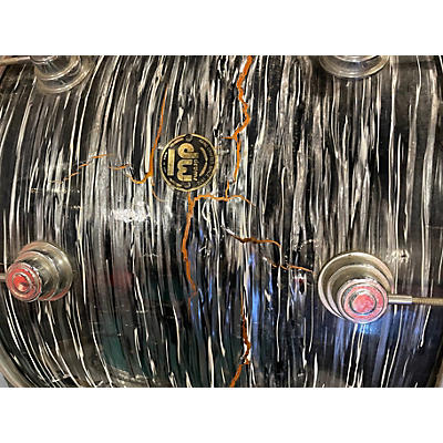 Vintage 1995 DW 5 Piece Collector's Series Black Pearl Drum Kit