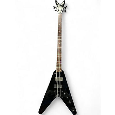 Vintage 1995 Dean V TOUR Black Electric Bass Guitar
