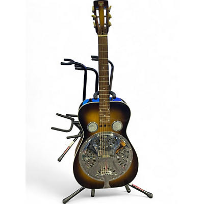 Vintage 1995 Dobro D60 Roundneck Sunburst Resonator Guitar