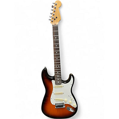 Vintage 1995 Fender American Standard Stratocaster 3 Tone Sunburst Solid Body Electric Guitar