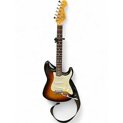 Vintage 1995 Fender American standard stratocaster 3 Color Sunburst Solid Body Electric Guitar