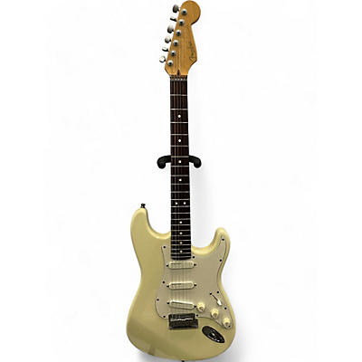 Fender Vintage 1995 Fender Standard Stratocaster Plus Olympic White Solid Body Electric Guitar