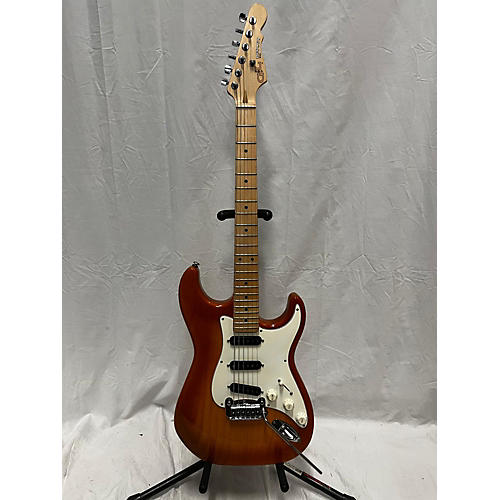 G&L Vintage 1995 G&L Legacy Cherry Sunburst Solid Body Electric Guitar Cherry Sunburst