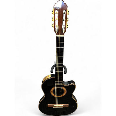 Vintage 1995 Gibson Chet Atkins Black Acoustic Electric Guitar