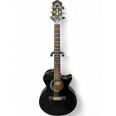 Vintage 1995 Guild SONGBIRD CE Black Acoustic Electric Guitar