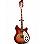 Vintage 1995 Rickenbacker 360 Fireglo Hollow Body Electric Guitar Fireglo