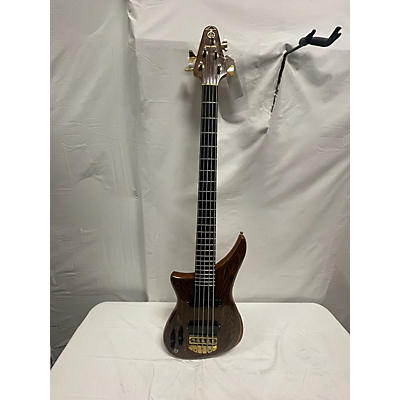 ALEMBIC Vintage 1996 ALEMBIC Epic 5 String Natural Bubinga Electric Bass Guitar