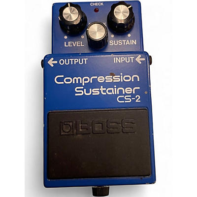 Vintage 1996 BOSS CS2 Compressor Sustainer Effect Pedal